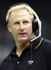 Saints Coach Jim Haslett